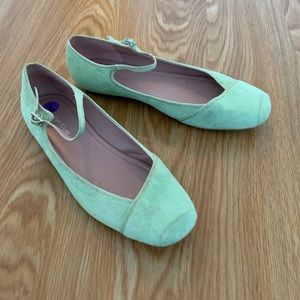 Calvin Klein Mint Green Ballet Flats